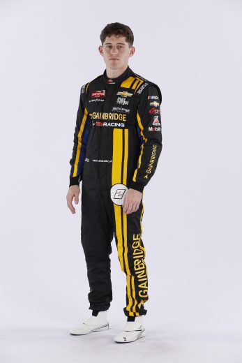 Nick Sanchez poses for a photo during NASCAR Production Days