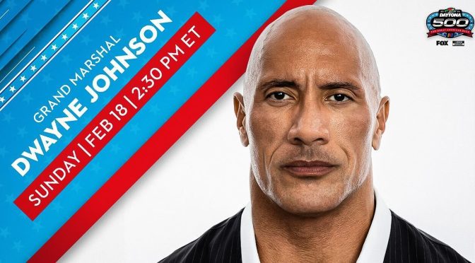 Dwayne ‘The Rock’ Johnson named Grand Marshal for 2024 Daytona 500