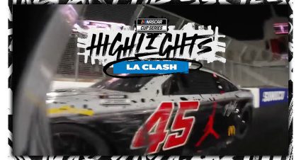 Ross Chastain not happy with Tyler Reddick post-race at the Busch Light Clash