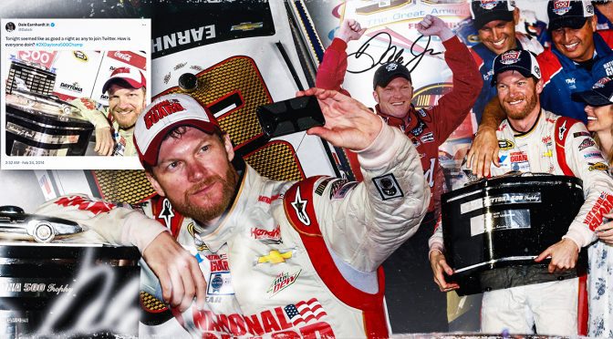 Featured image for How Dale Earnhardt Jr.’s second Daytona 500 win 10 years ago — and his reaction afterward — took his stardom to the next level