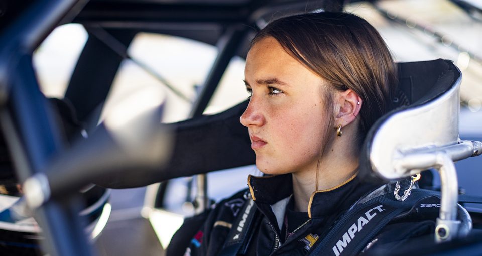 Katie Hettinger is enjoying more composure at New Smyrna's World Series