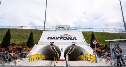 Up close: Views of the Turn 4 tunnel at Daytona International Speedway