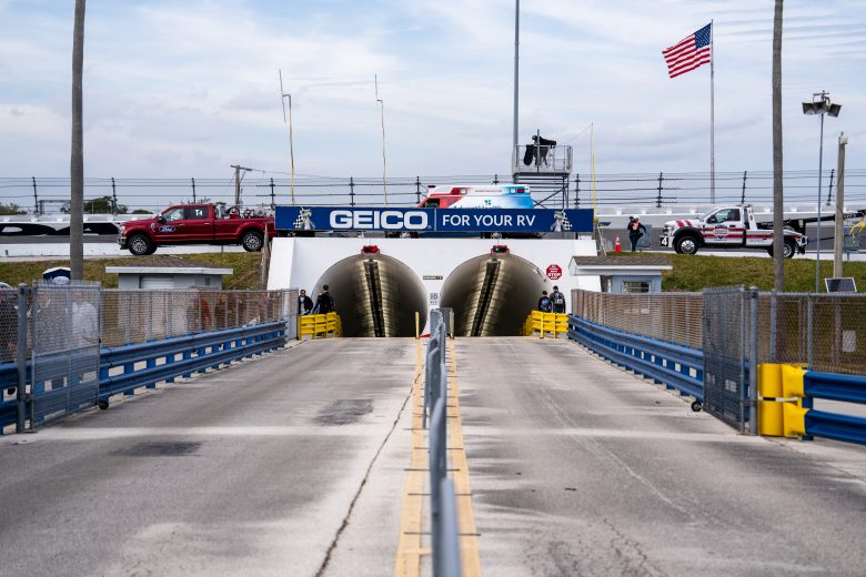 General view of the Daytona tunnels