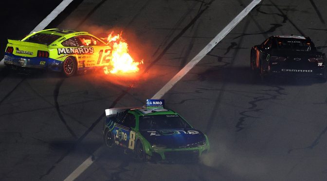 Ryan Blaney ‘pissed’ after wreck in Duel: ‘I’m sick of paying the expense of it’