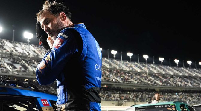 Featured Image for Jimmie Johnson, Kaz Grala seal final Daytona 500 spots; Yeley, McLeod out