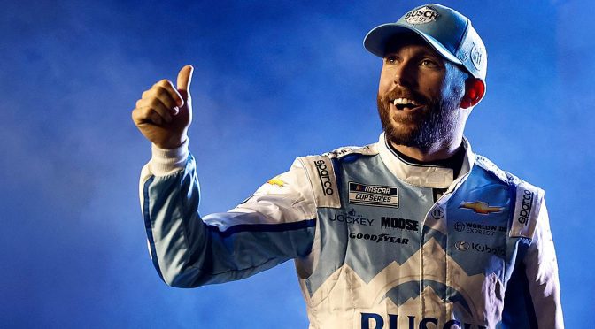 Featured Image for With new duds, new sponsor, Chastain reaches cardboard-cutout fame: ‘It’s wild’