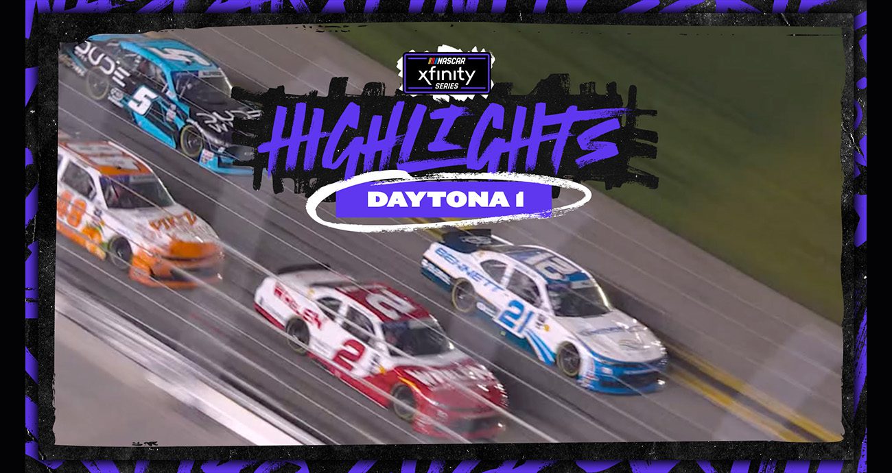 Jesse Love Inches Past Austin Hill For Stage 1 Win Nascar