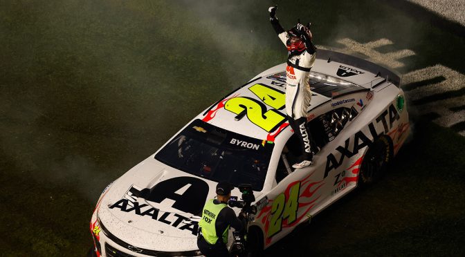 William Byron outlasts late-race action to win 2024 Daytona 500