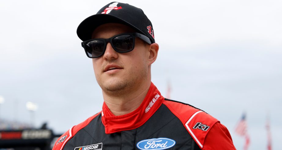 Ryan Preece walks at Daytona.