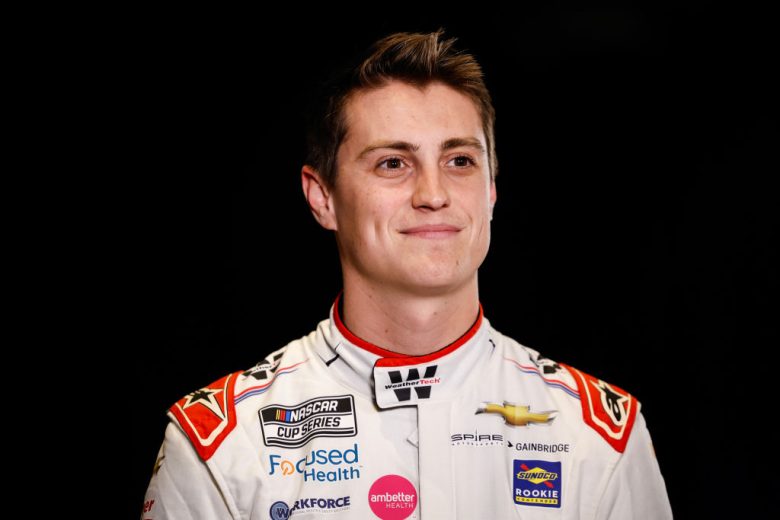 Zane Smith looks on at Daytona.