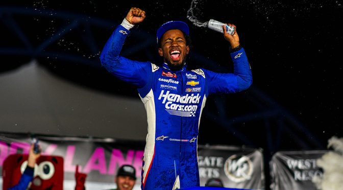 Featured Image for Rajah Caruth gets historic Truck Series victory at Las Vegas