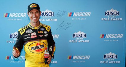 Joey Logano soars to Busch Light Pole at Las Vegas