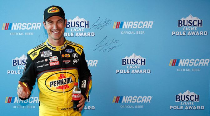 Joey Logano soars to Busch Light Pole at Las Vegas