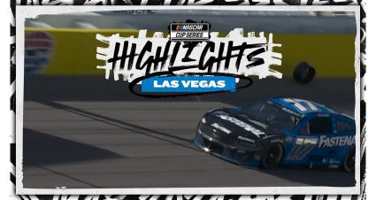Chris Buescher hits wall hard after losing unsecured tire