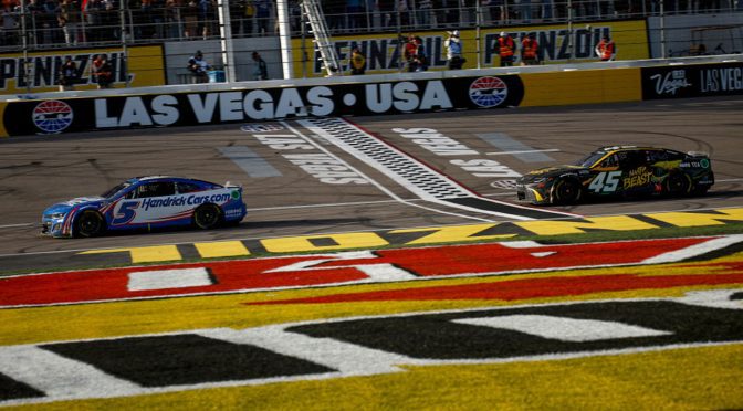 Tyler Reddick gets on track with strong runner-up finish at Las Vegas