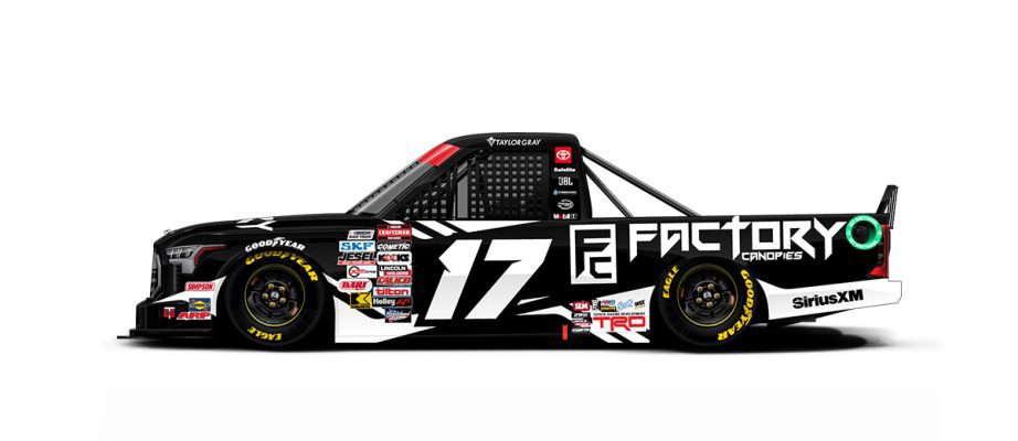 Taylor Gray's paint scheme for Bristol-1.