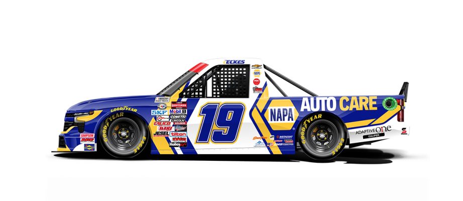 Christian Eckes' paint scheme for Bristol-1.