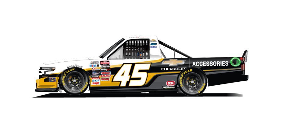 Kaden Honeycutt's paint scheme for Bristol-1.