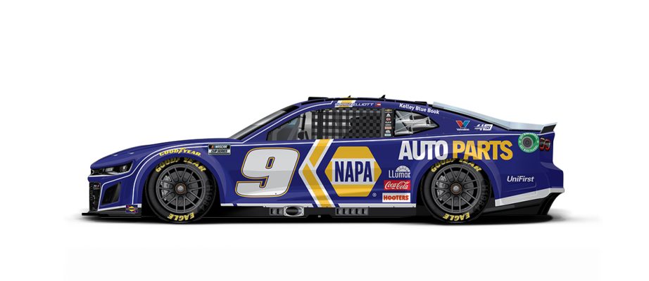 Chase Elliott's paint scheme for Bristol-1.