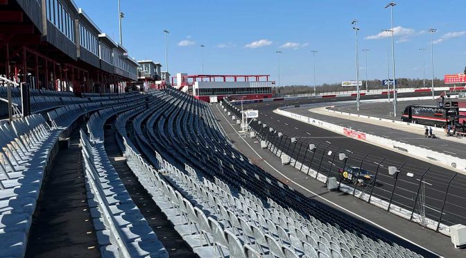 Featured image for Cup Series drivers find ‘still some character’ in North Wilkesboro’s new pavement at Goodyear test