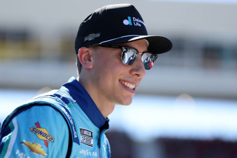 Carson Hocevar smiles.