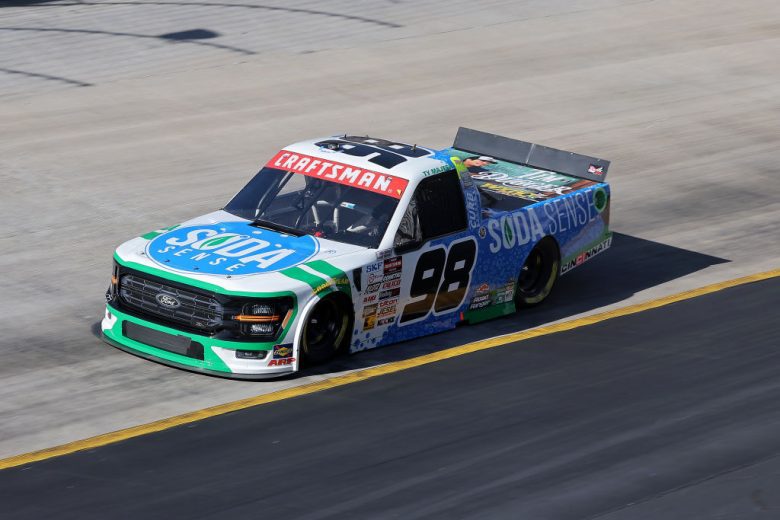 Ty Majeski drives at Bristol.