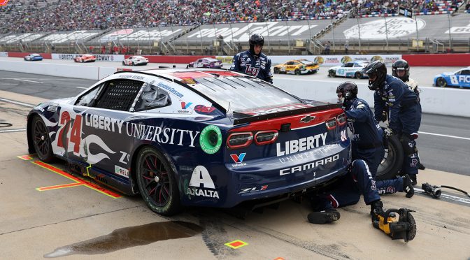 William Byron into the wall early at Bristol Motor Speedway