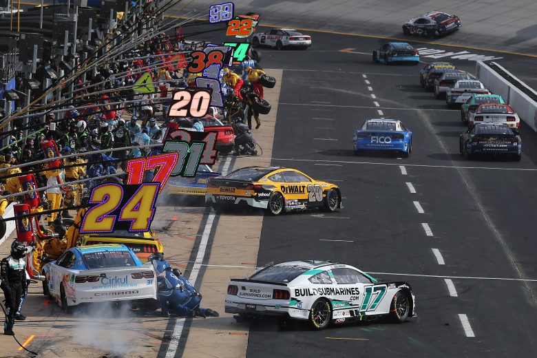 view of the pits at Bristol