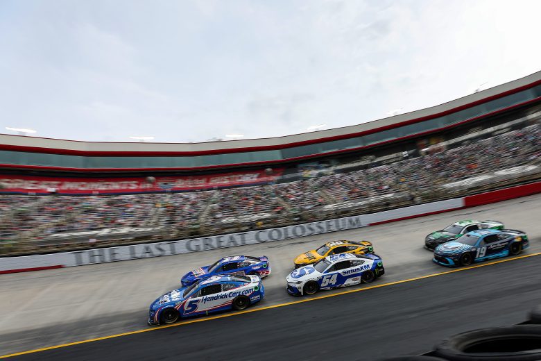 NASCAR Cup Cars drive at Bristol