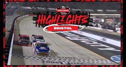Christian Eckes holds off former boss, Bristol ace Kyle Busch for Truck Series win