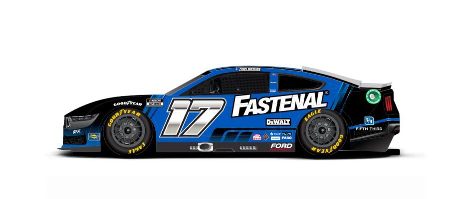 Chris Buescher's paint scheme for COTA.