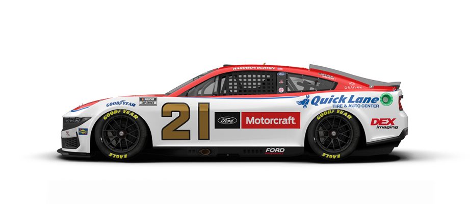 Harrison Burton's paint scheme for COTA.
