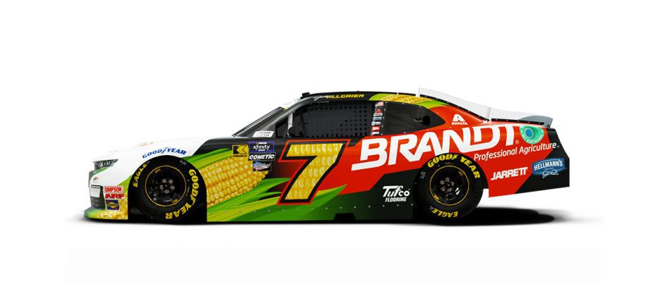 Justin Allgaier's paint scheme for COTA.