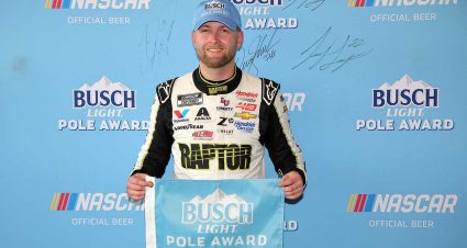William Byron secures Busch Light Pole at COTA