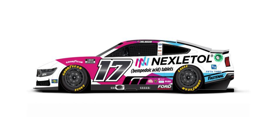 Chris Buescher's car for 2024 Richmond spring race.