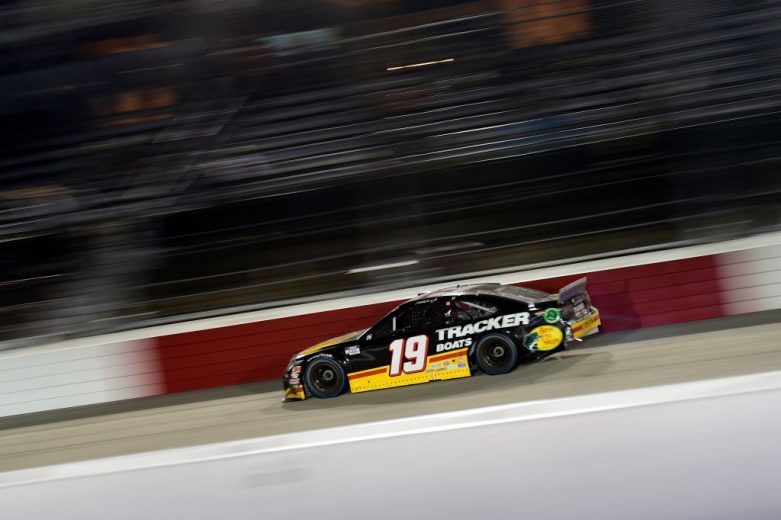 Martin Truex Jr. races at Darlington Raceway.