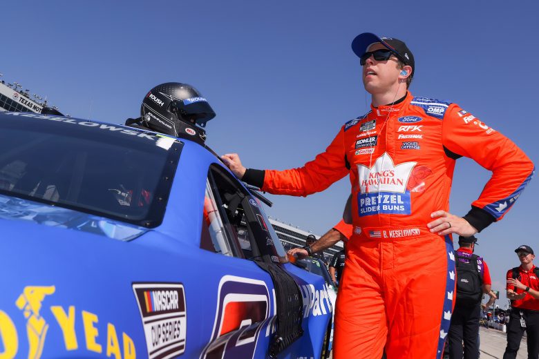 keselowski looks on