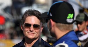 jeff gordon looks at william byron