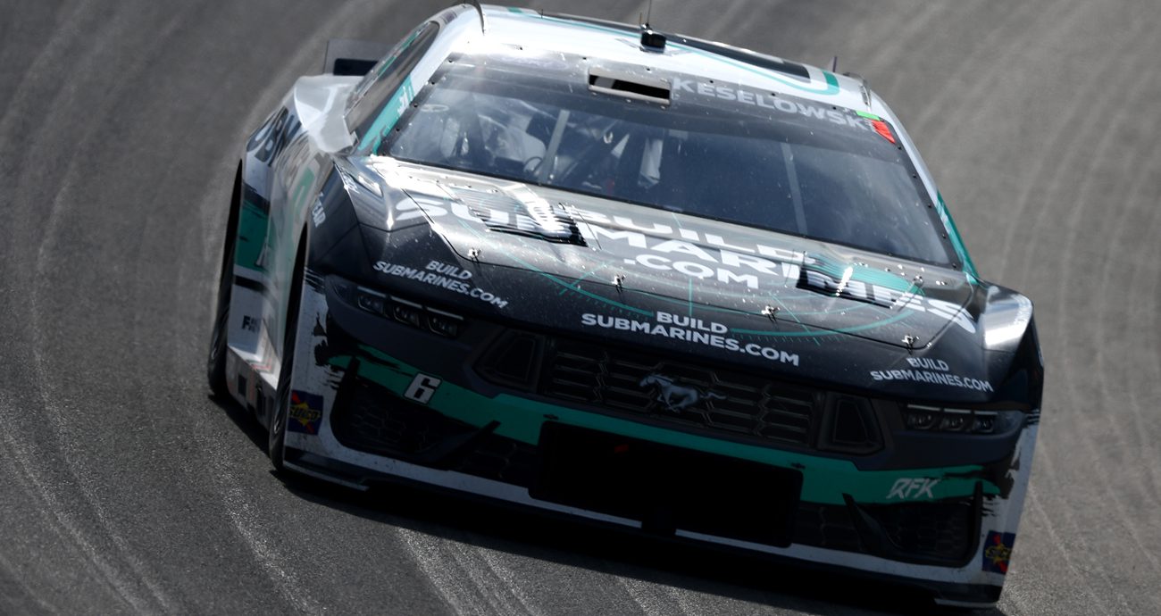 Brad Keselowski drives in a NASCAR Cup Series race at Texas.