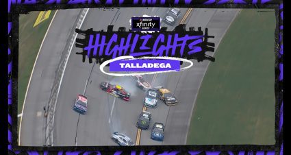 Hill gets loose after Kligerman contact to trigger multicar wreck from lead