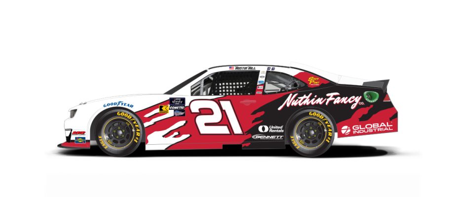 Austin Hill's paint scheme for Dover.