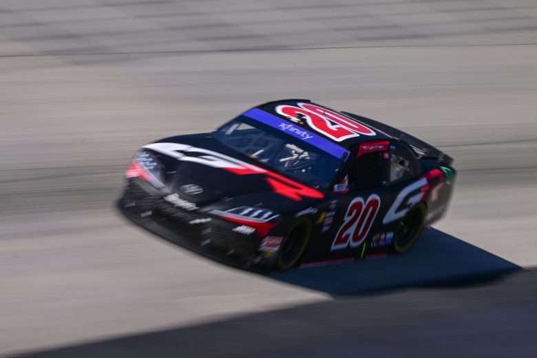 Ryan Truex drives at Dover.