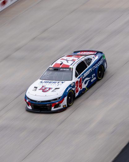 William Byron drives at Dover.