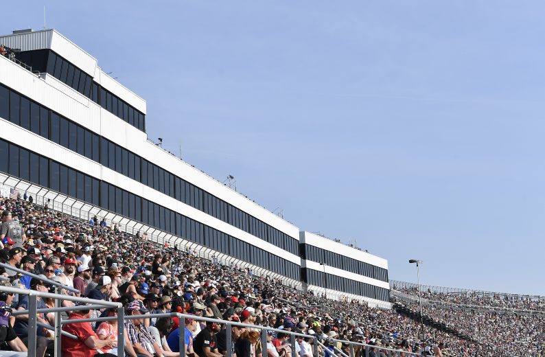 View of the stands at Dover
