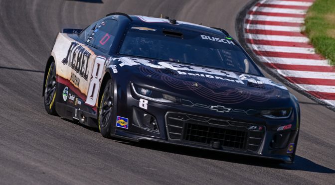 Featured Image for Kyle Busch out early after Gateway crash with Kyle Larson