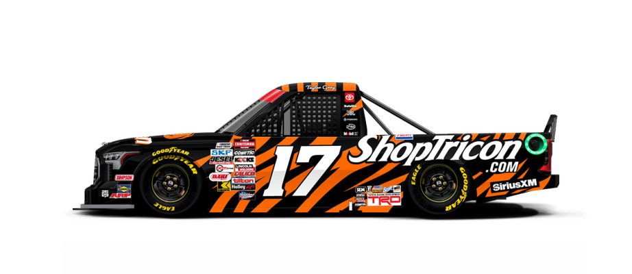 Taylor Gray's paint scheme for Darlington.