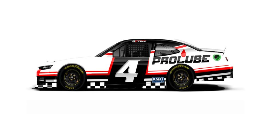 Dawson Cram's paint scheme for Darlington.