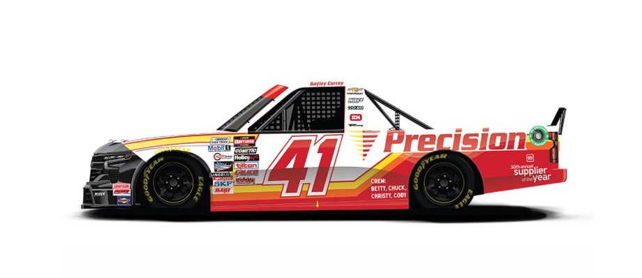 Bayley Currey's paint scheme for Darlington.