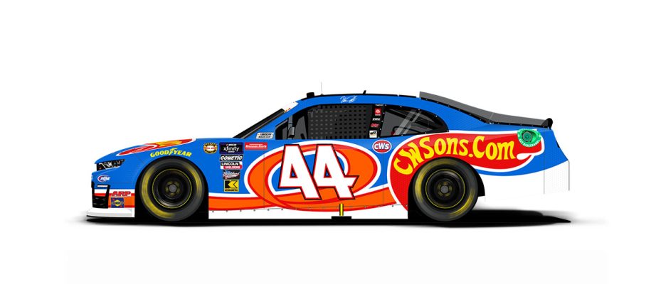Brennan Poole's paint scheme for Darlington.
