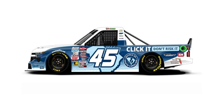 Ross Chastain's Truck Series paint scheme for Darlington.